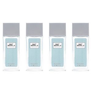 DAVID BECKHAM AQUA CLASSIC SCENT DEODORANT 75ML X4 - NEW, NO BOXES